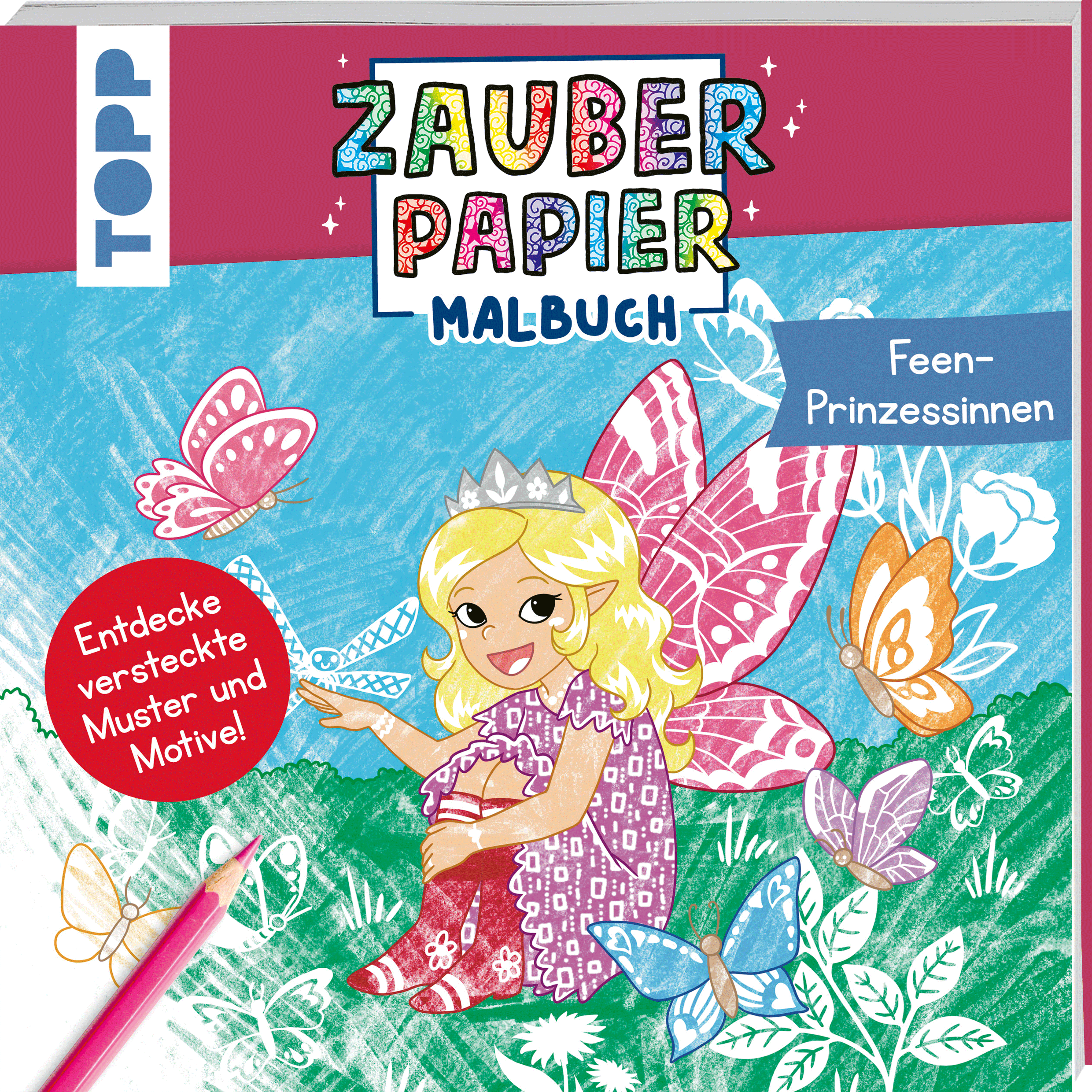 Zauberpapier Malbuch Feen-Prinzessinnen