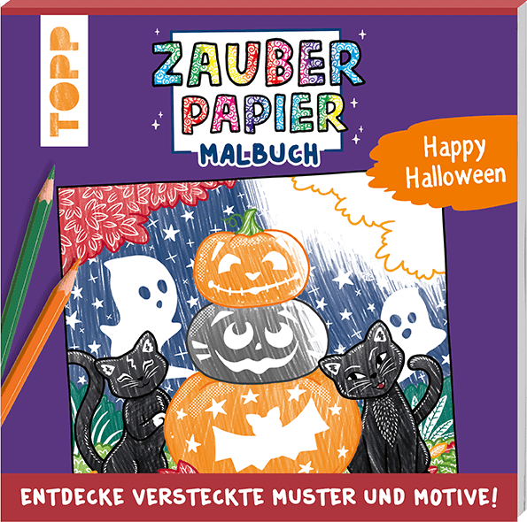 TOPP Zauberpapier Malbuch Happy Halloween