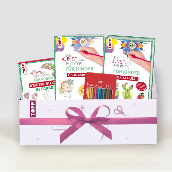 Geschenkset Zeichnen & Malen für Grundschulkinder
