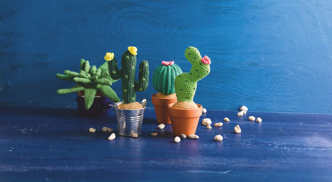 Kaktus zum Kuscheln häkeln