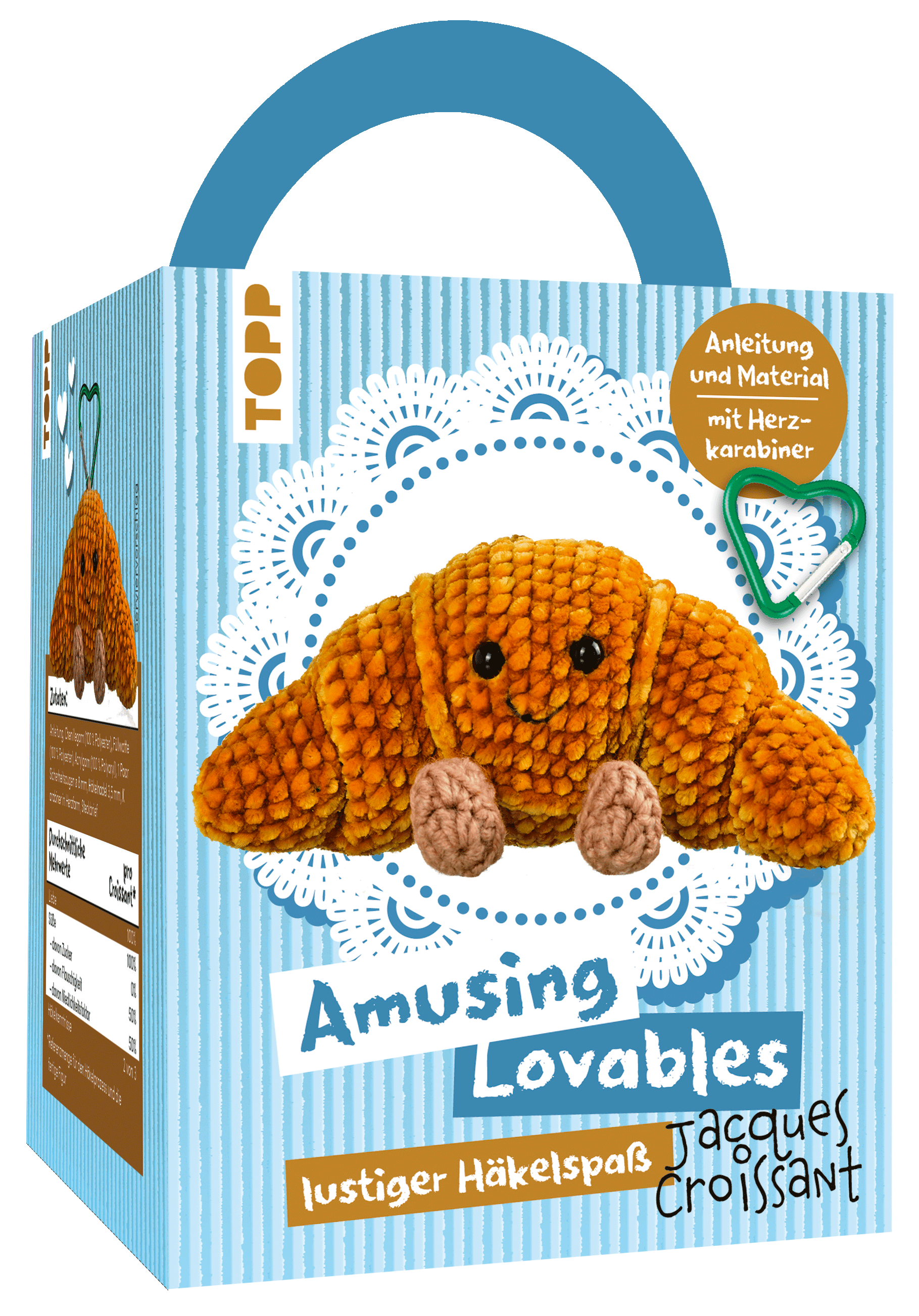 Amusing Lovables Häkelset Jacques Croissant