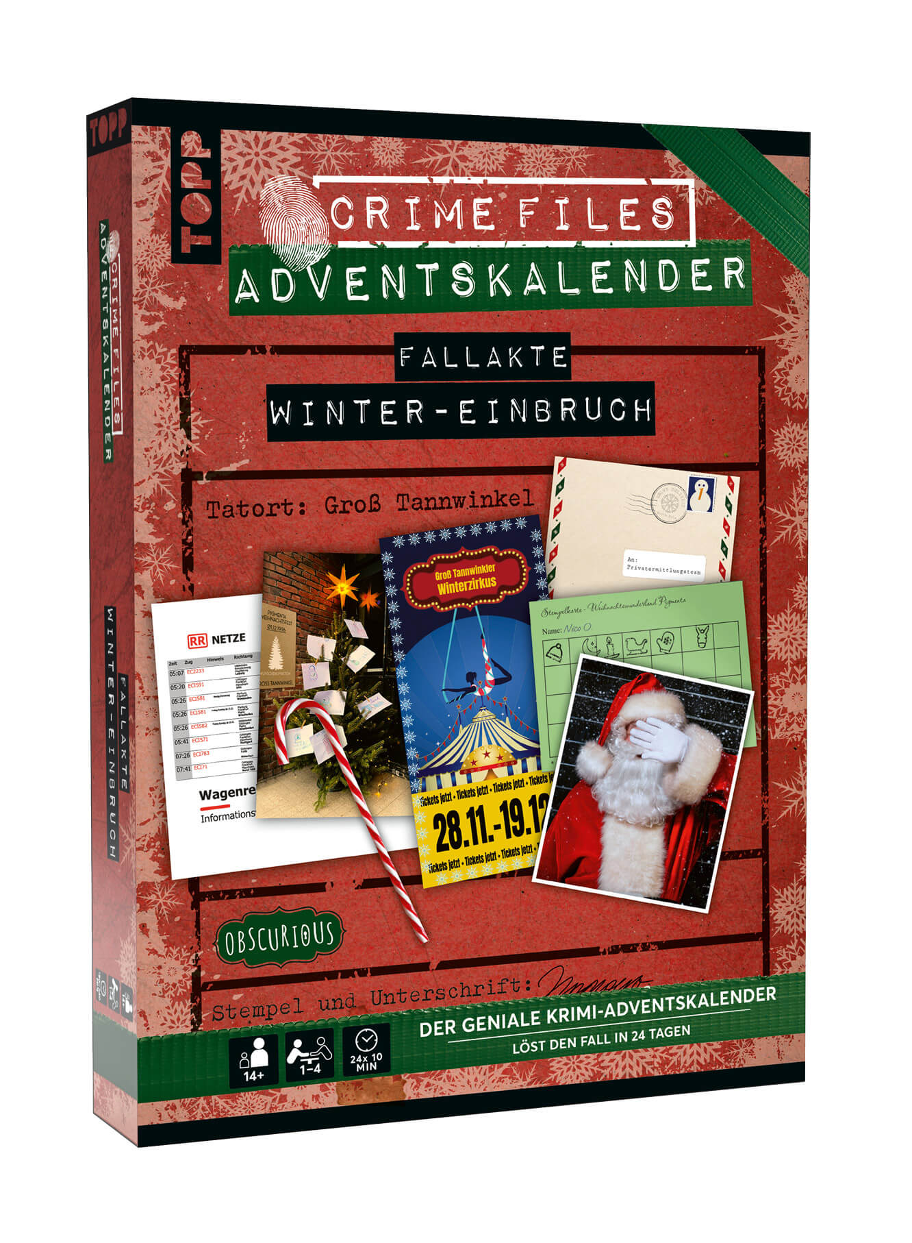 Crime Files – Fallakte: Winter-Einbruch. Der geniale Krimi-Adventskalender Crime Files – Fallakte: Winter-Einbruch. Der geniale Krimi-Adventskalender