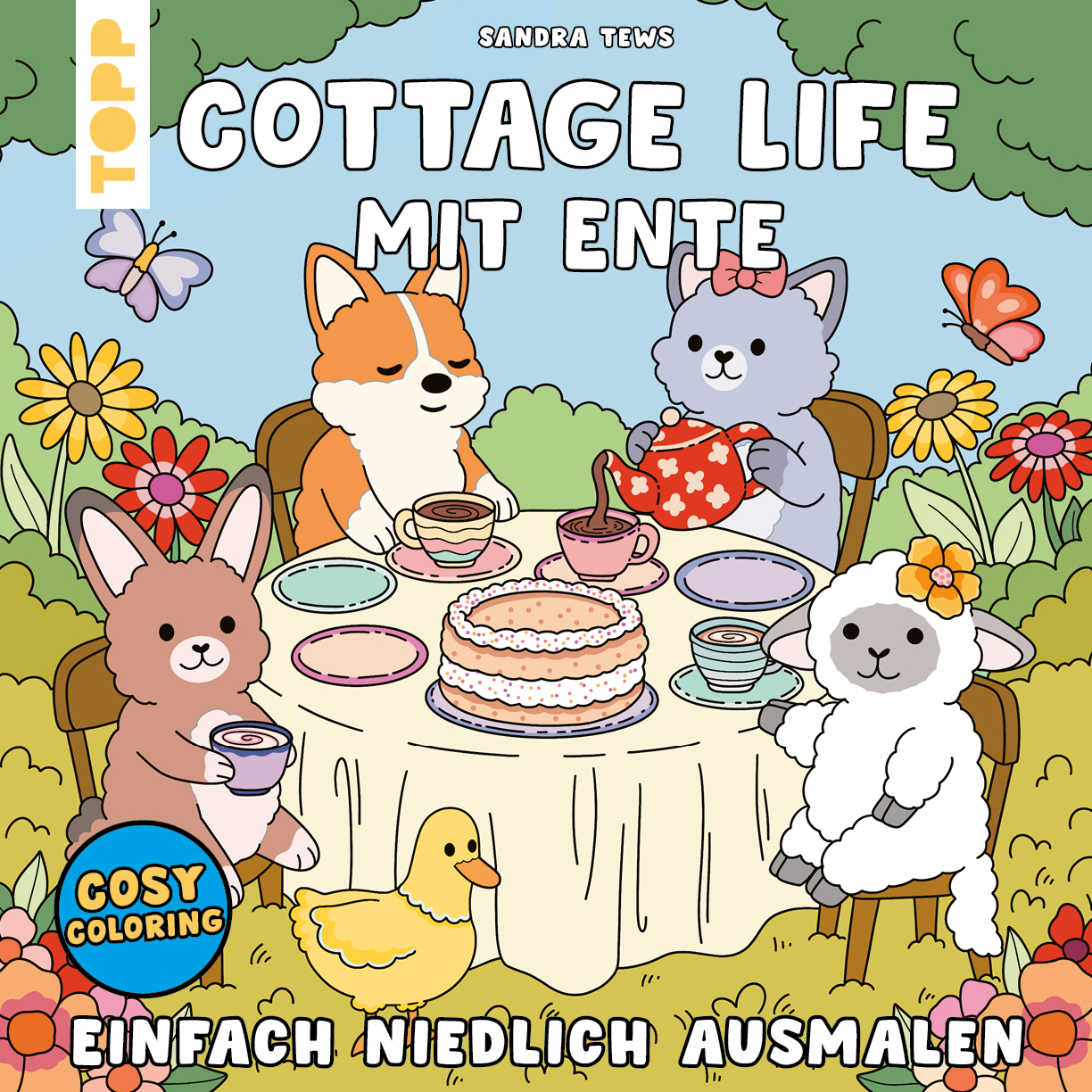 Cosy Coloring - Cottage Life mit Ente
