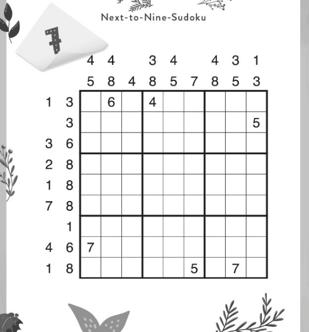 Sudoku Adventskalender Next to Nine am Tag Sieben