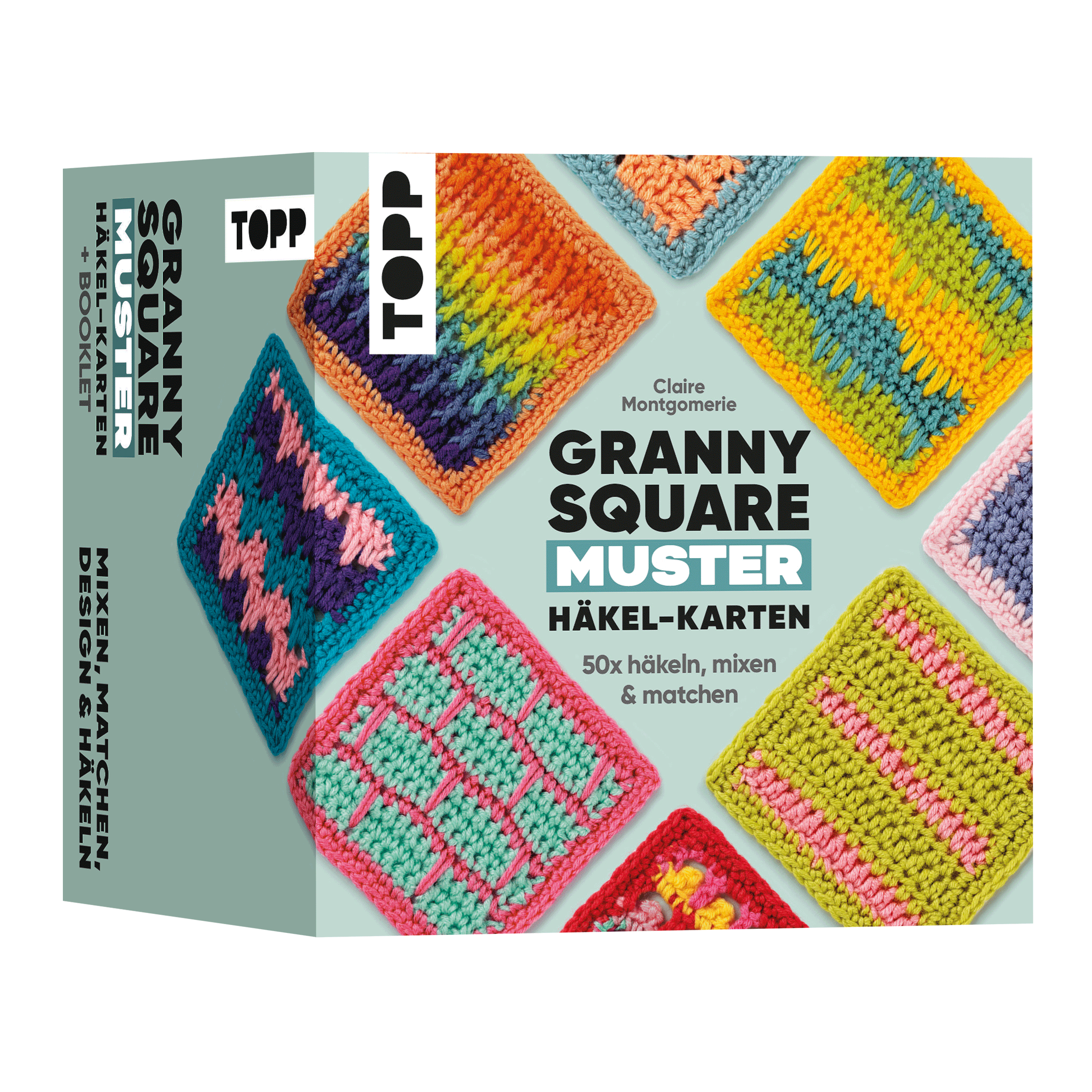 Granny Square Muster Häkel-Karten (Deutsche Ausgabe)