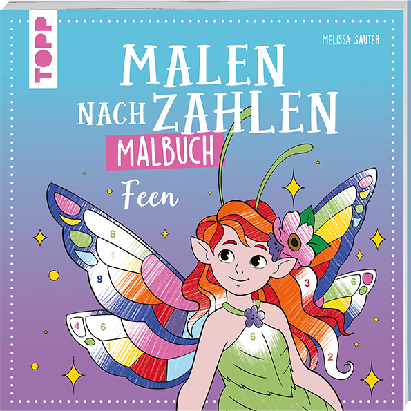 Malen nach Zahlen Malbuch Feen