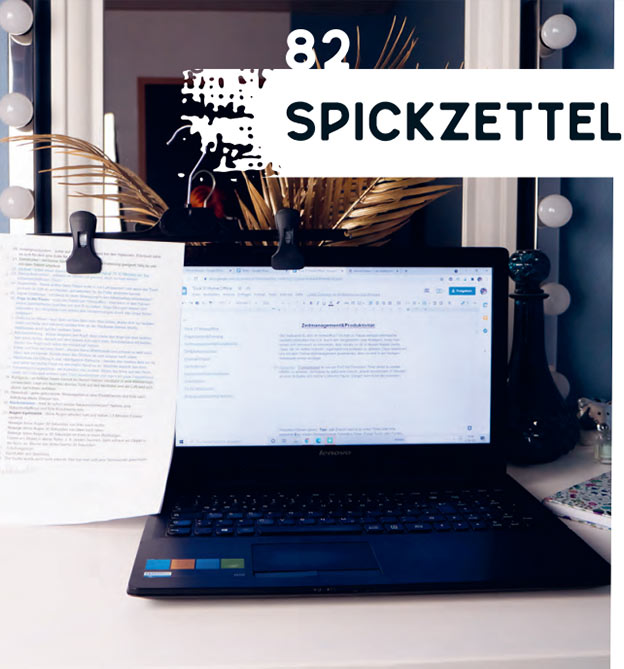 Home Office Hack: Spickzettel