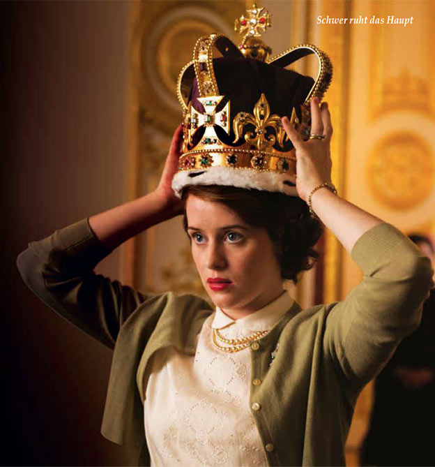 Elisabeth mit Krone - Realität hinter The Crown