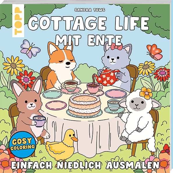 Cosy Coloring - Cottage Life mit Ente