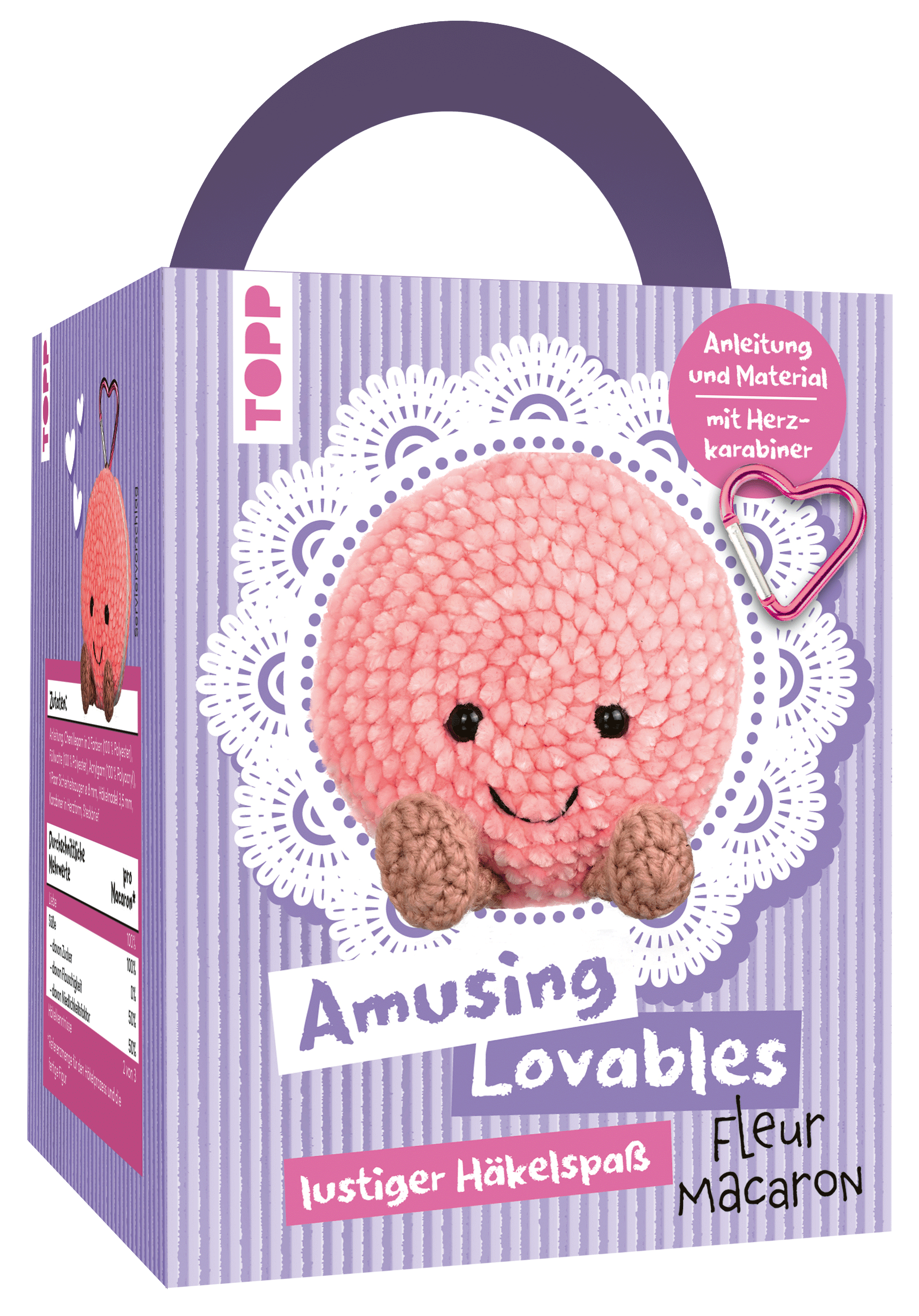 Amusing Lovables Häkelset Fleur Macaron