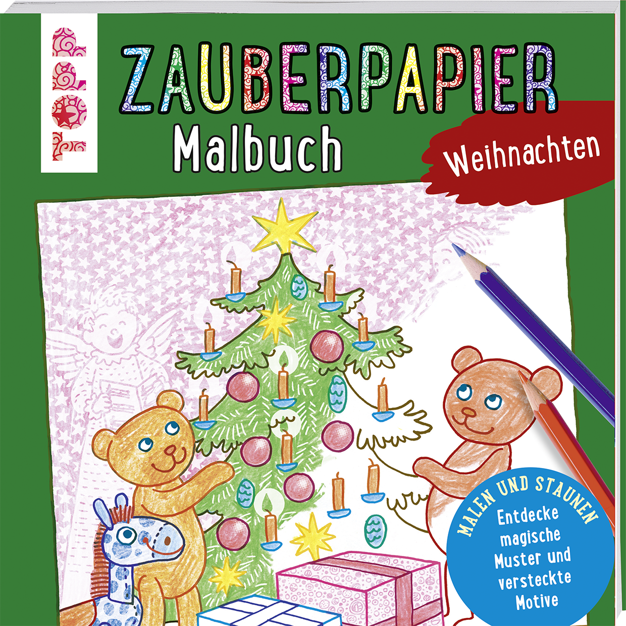 Zauberpapier Malbuch Weihnachten