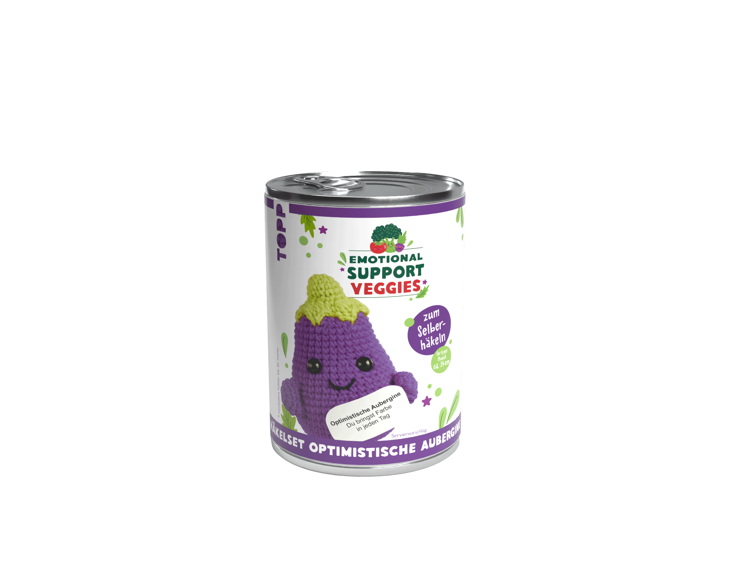 Emotional Support Veggies Häkelset Aubergine Emotional Support Veggies Häkelset Aubergine