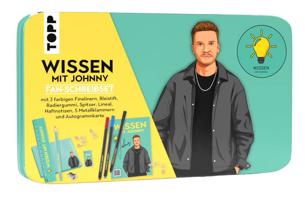 Wissen mit Johnny: Fan-Schreibset