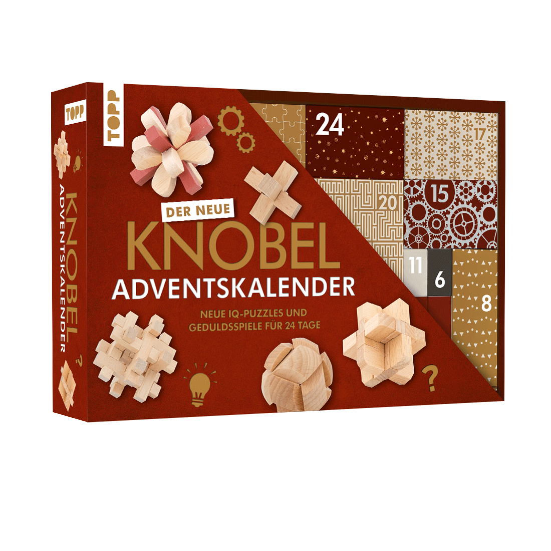 Knobelspiel-Adventskalender – Neue IQ-Puzzles und Geduldsspiele für 24 Tage Knobelspiel-Adventskalender – Neue IQ-Puzzles und Geduldsspiele für 24 Tage