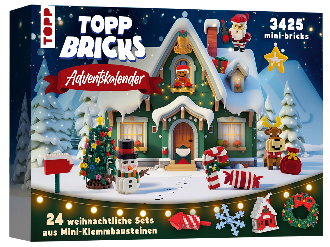 Mini-Klemmbausteine Adventskalender - 24 Tage Bauspaß für Groß und Klein
