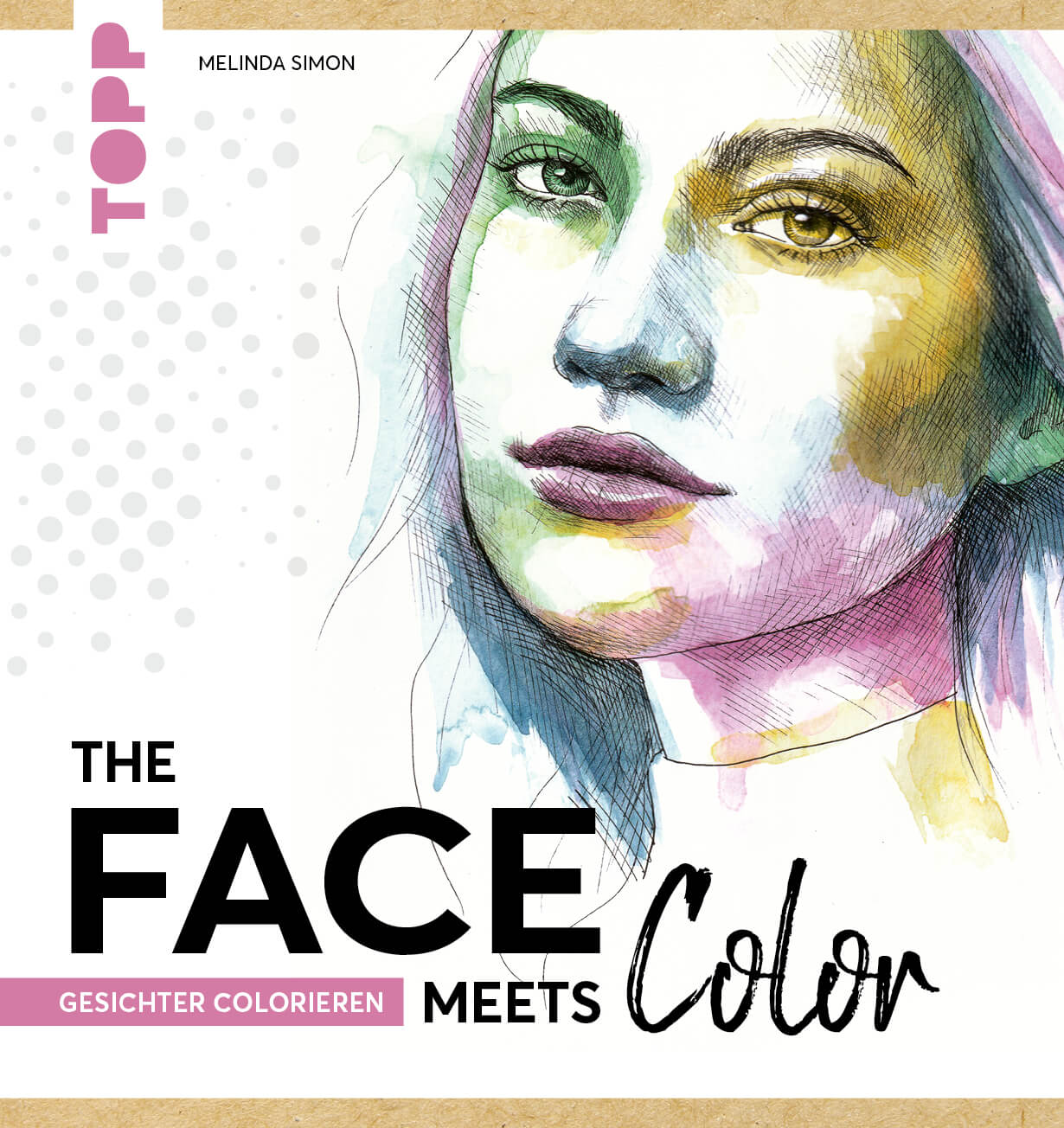 The Face meets color - Gesicht zeichnen und colorieren - neues Buch von Melinda Simon