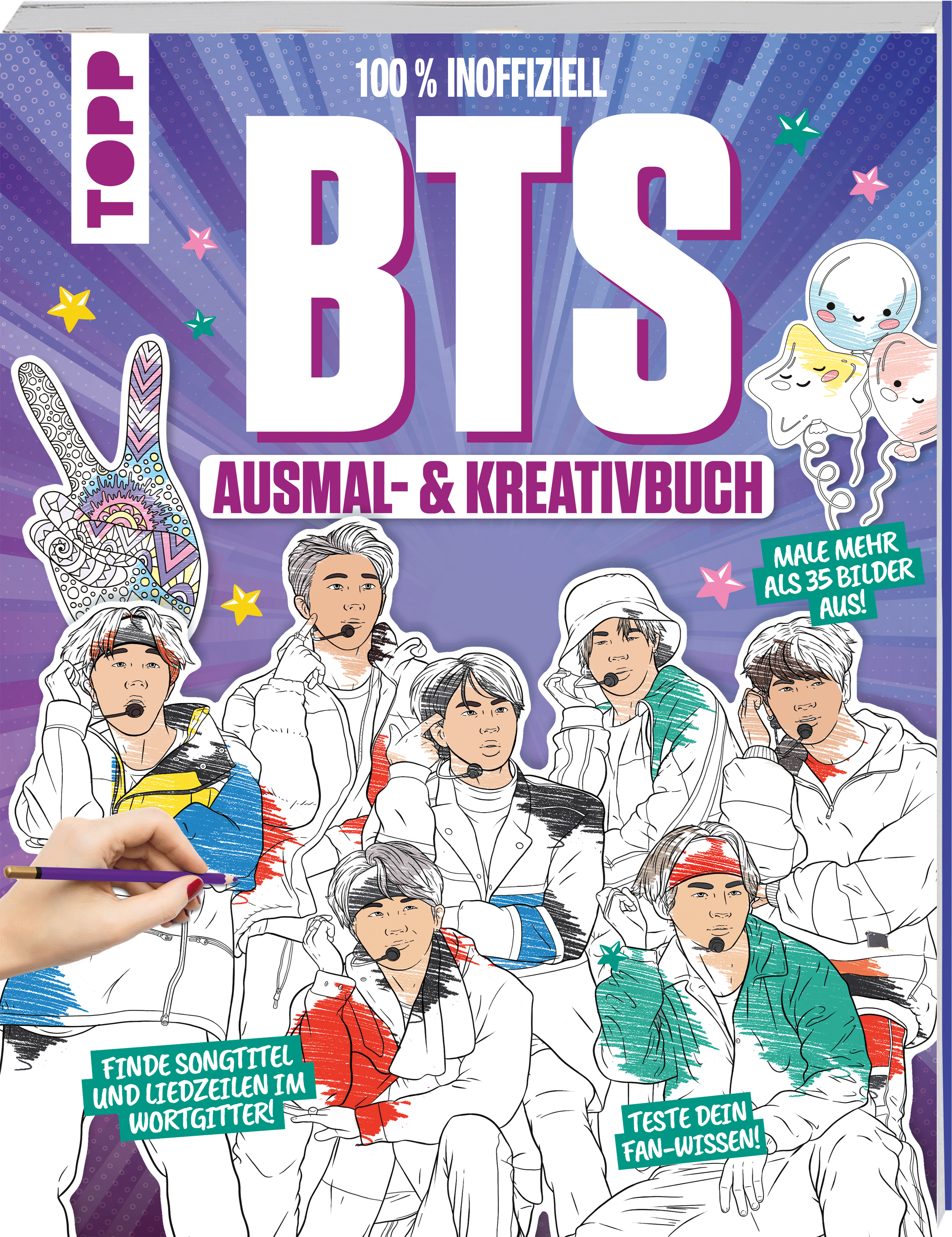 BTS: Das inoffizielle Ausmal- & Kreativbuch