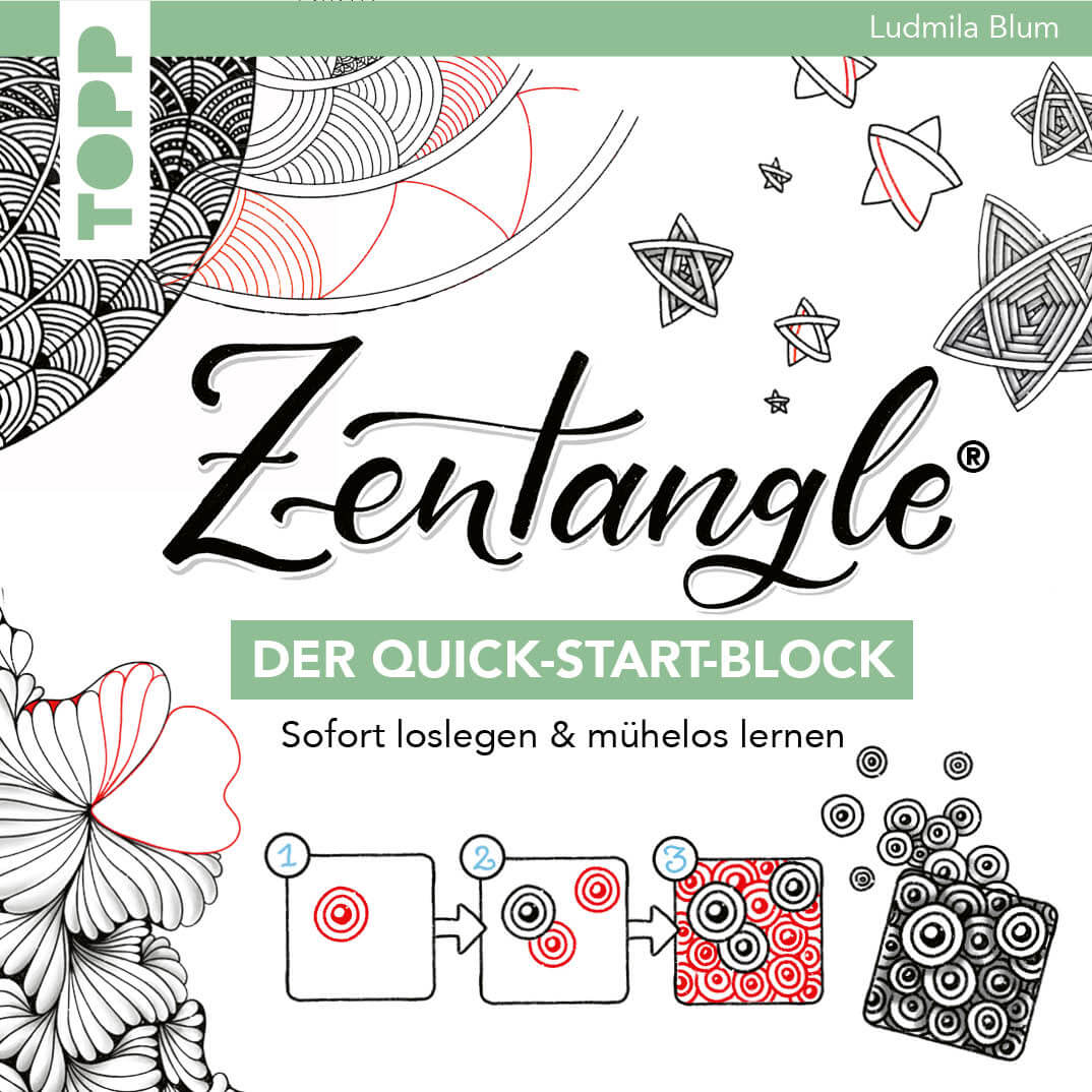 Zentangle® zeichnen lernen mit dem Quick Start Block