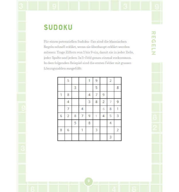 Erklärung Sudoku aus Buch
