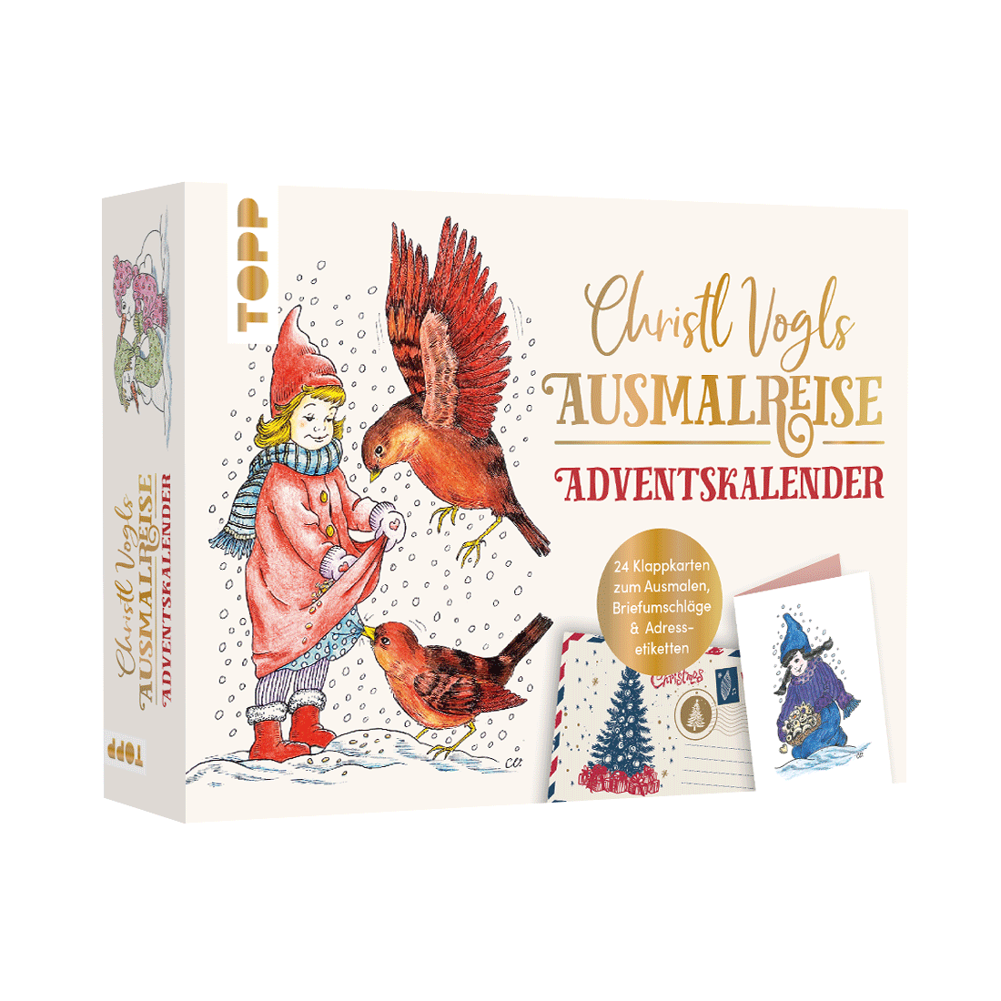 Christl Vogls Ausmalreise - der Adventskalender