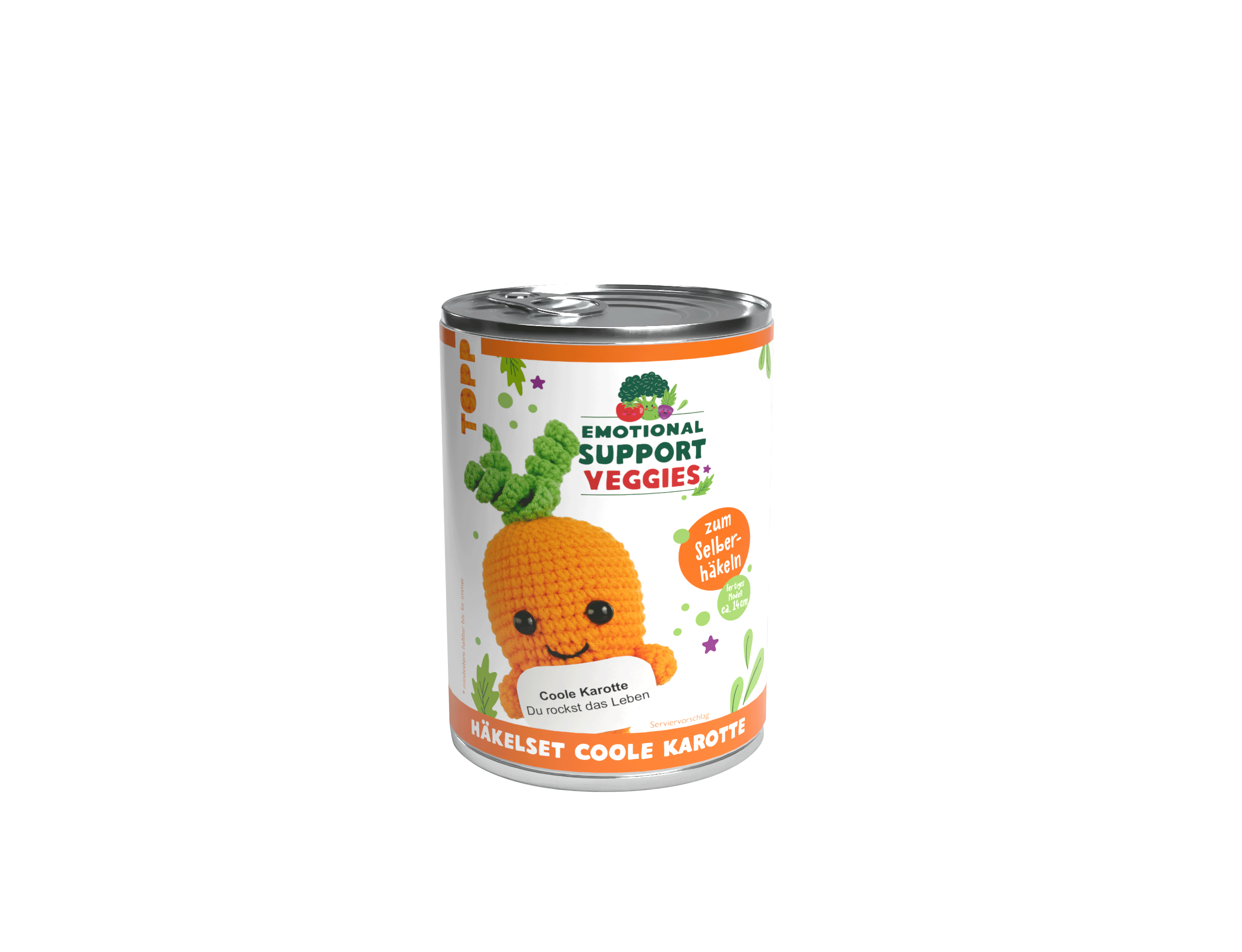 Emotional Support Veggies Häkelset Karotte Emotional Support Veggies Häkelset Karotte