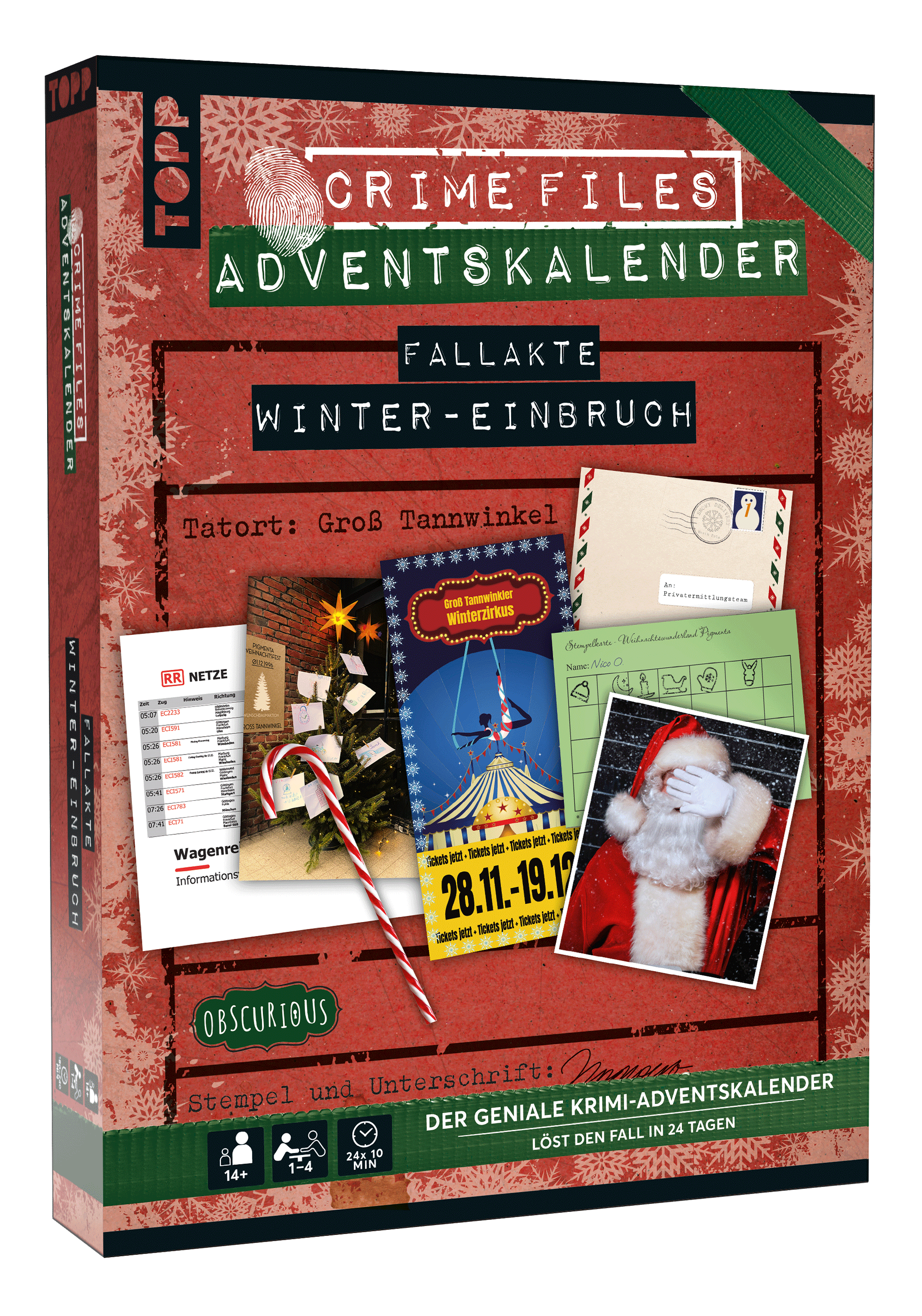 Crime Files – Fallakte: Winter-Einbruch. Der geniale Krimi-Adventskalender Crime Files – Fallakte: Winter-Einbruch. Der geniale Krimi-Adventskalender