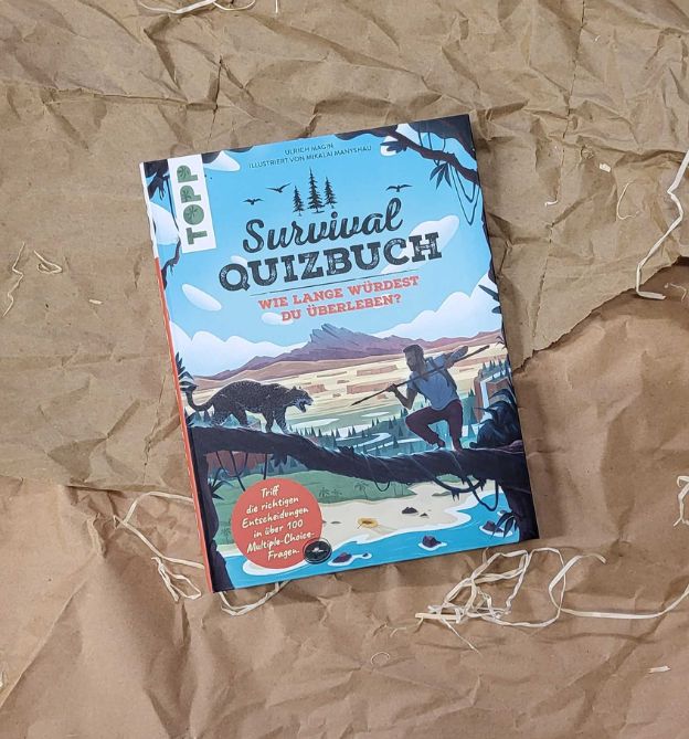 Geschenk für Outdoorfans Buch mit Quizfragen