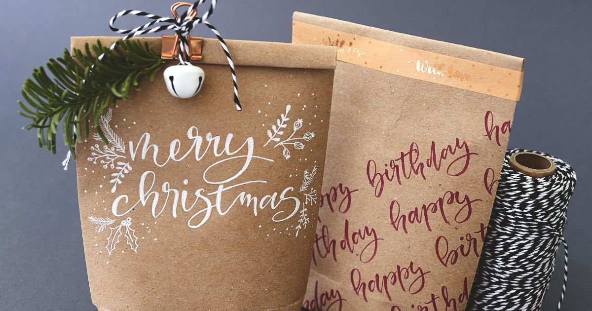 Kreative Geschenktüte basteln Anleitung zum Nachmachen