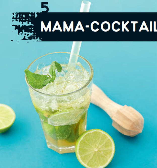 Schwangerschaft Tipp: alkoholfreier Caipirinha als Mama-Cocktail