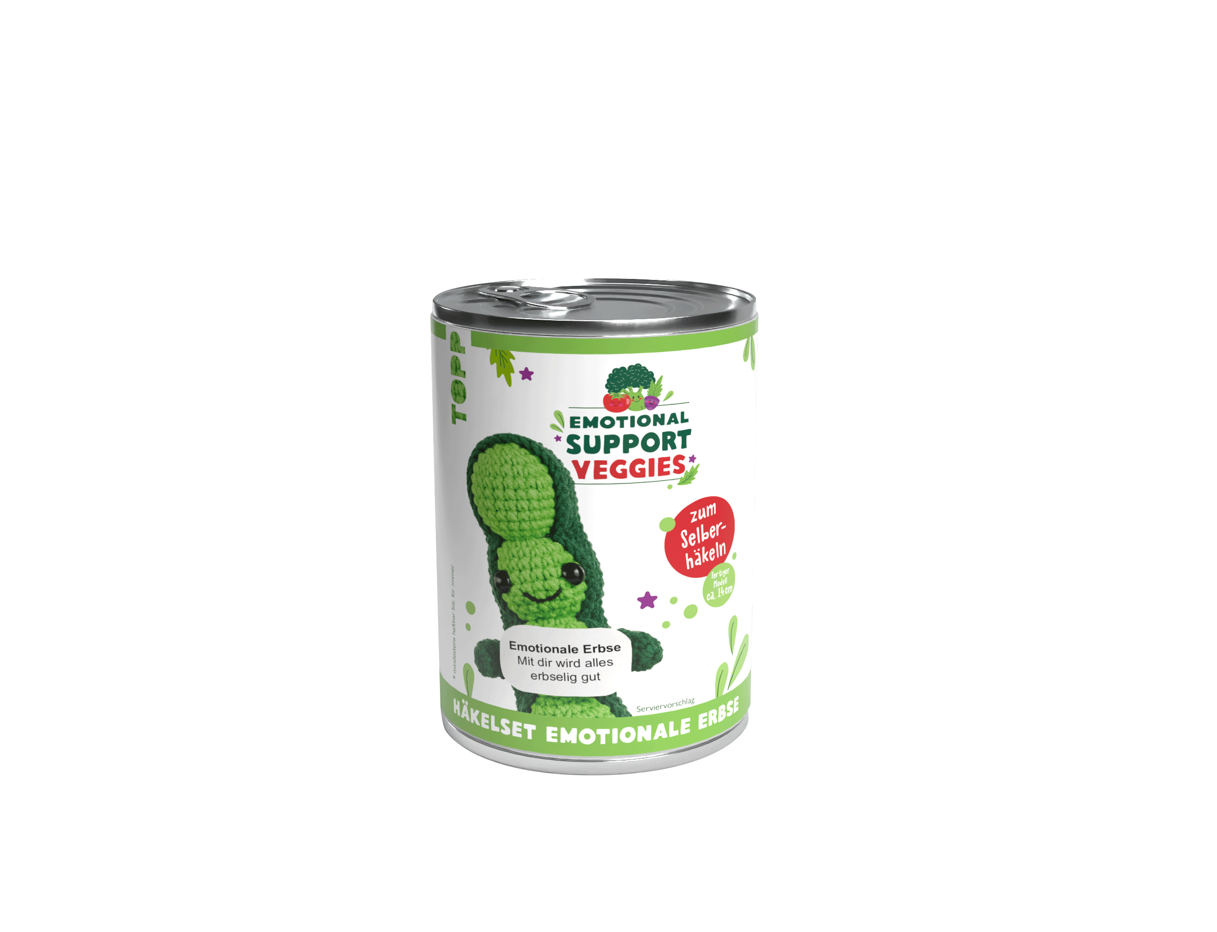 Emotional Support Veggies Häkelset Erbse Emotional Support Veggies Häkelset Erbse