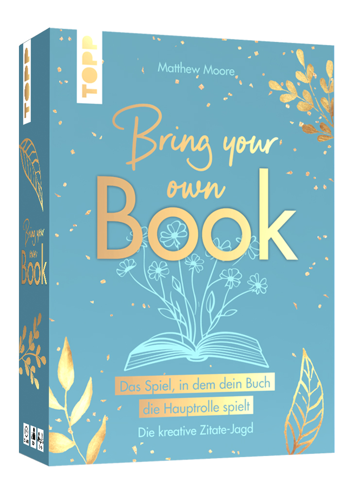 Bring your own Book – Booklove Edition. Das Spiel in dem dein Buch die Hauptrolle spielt!