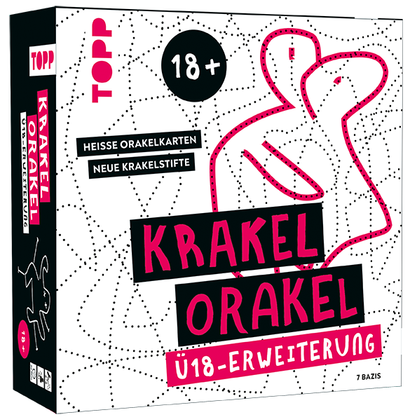 Krakel-Orakel Ü18-Erweiterung – Heiße Orakelkarten, neue Krakelstifte