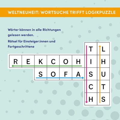 Wort für Wort – Löse das vertrackte Wörterwirrwarr! Rätselbuch für