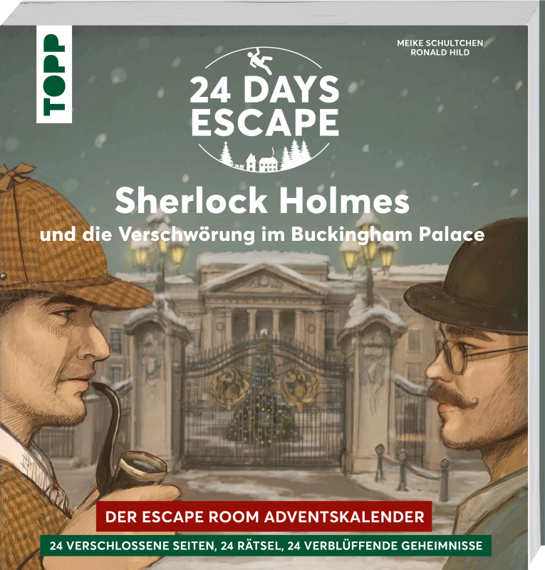 Topp Kreativset Happy Häkel-Adventskalender, Mit 24 Schubladentüren
