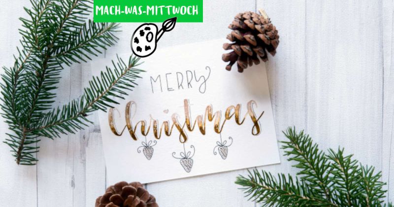 Weihnachtskarten Handlettering Ideen & Vorlagen TOPP Blog